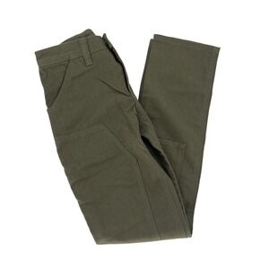 Patagonia CARPENTER Pants Womens Size 0 Iron Forge Canvas Double Knee 21815 NWOT